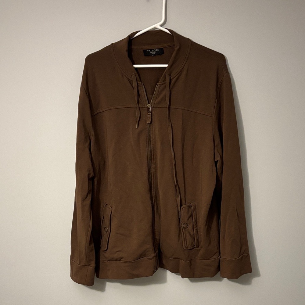 Talbots Chocolate Brown Jacket